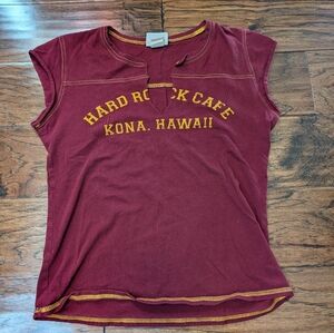 Hard Rock Cafe Kona Hawaii Women's Tshirt Size Medium